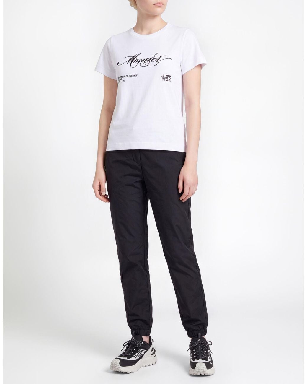 Moncler White T-Shirt Cotton