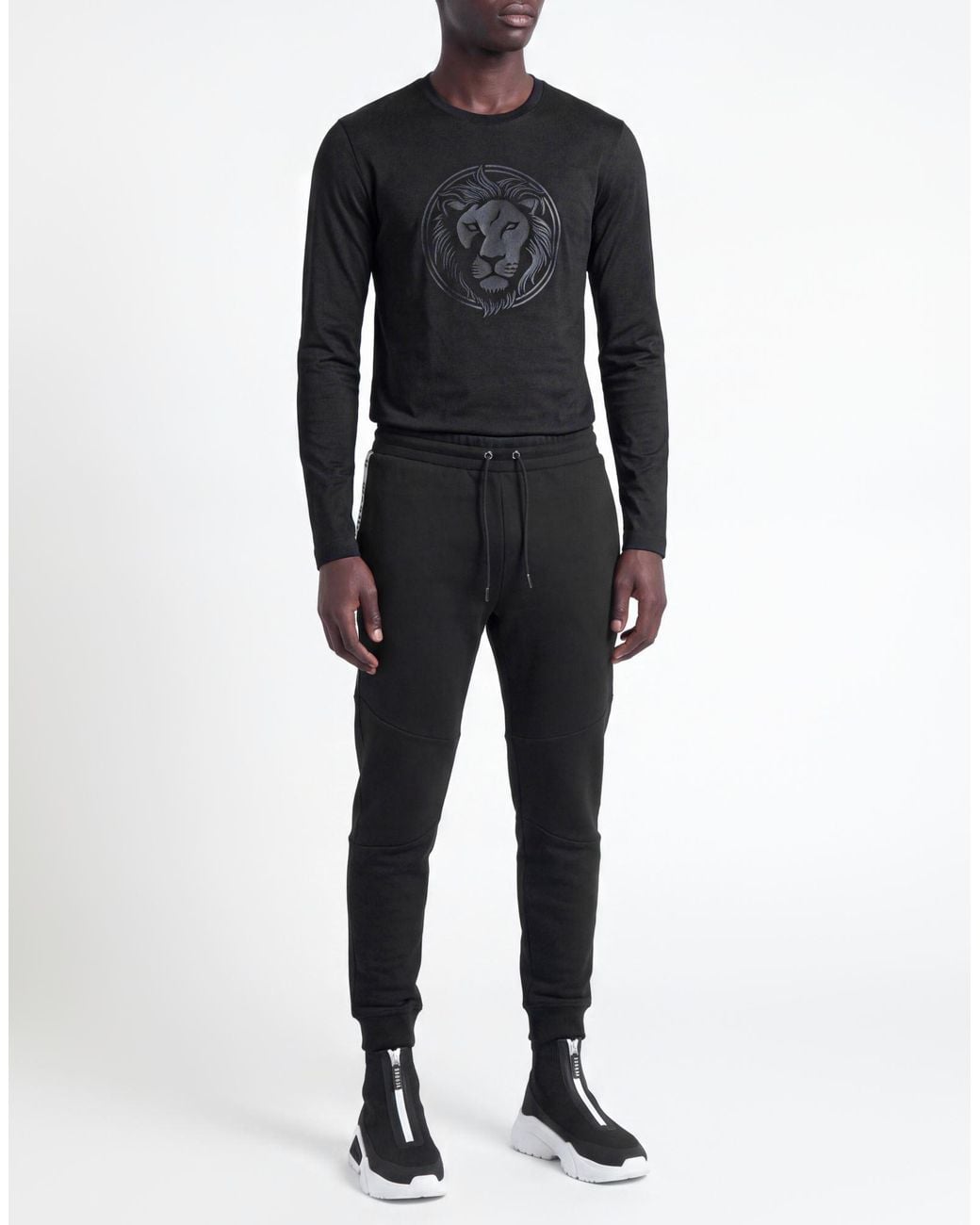 Versus  Black Pants Cotton for men