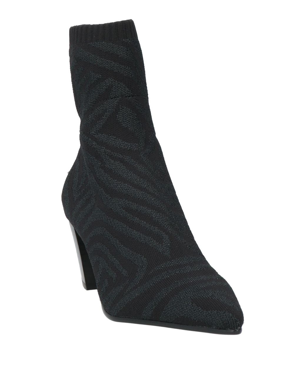 Ash Ankle Boots Textile Fibers in Black Lyst