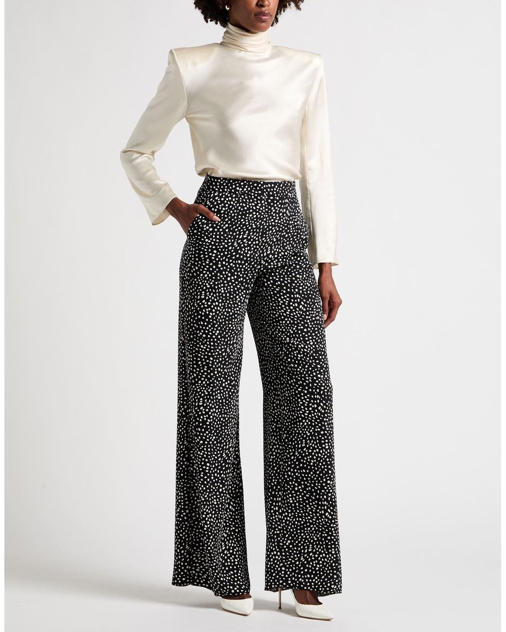 Max Mara Gray Pants Polyester