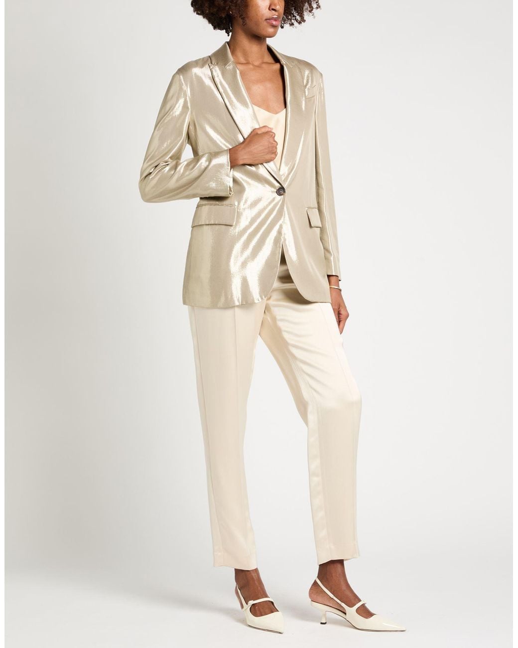 Brunello Cucinelli Natural Blazer