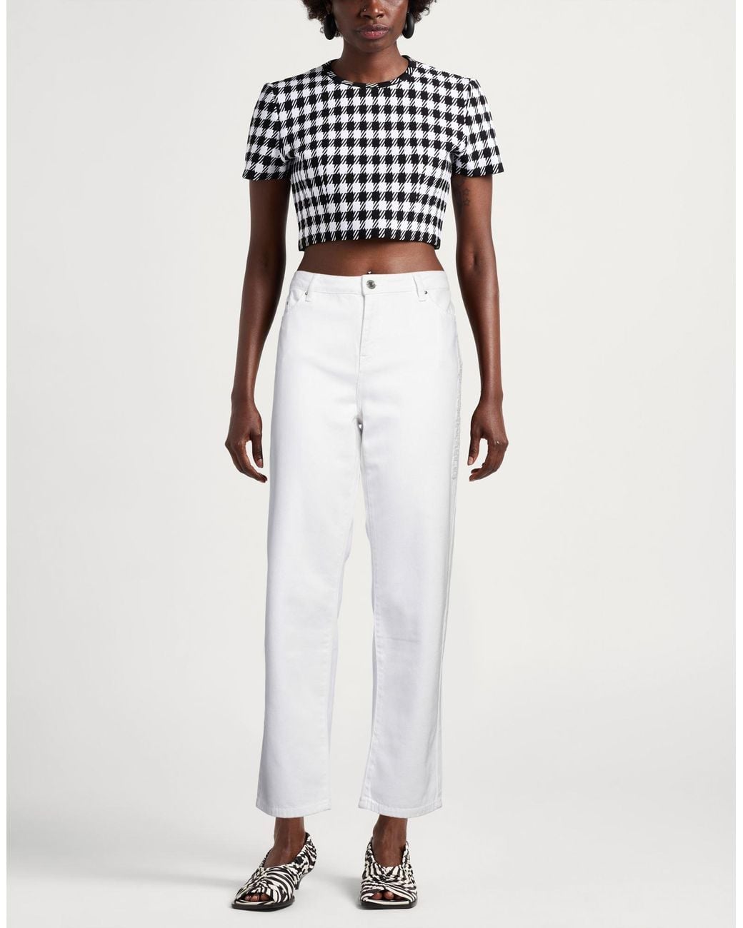 Karl Lagerfeld White Jeans