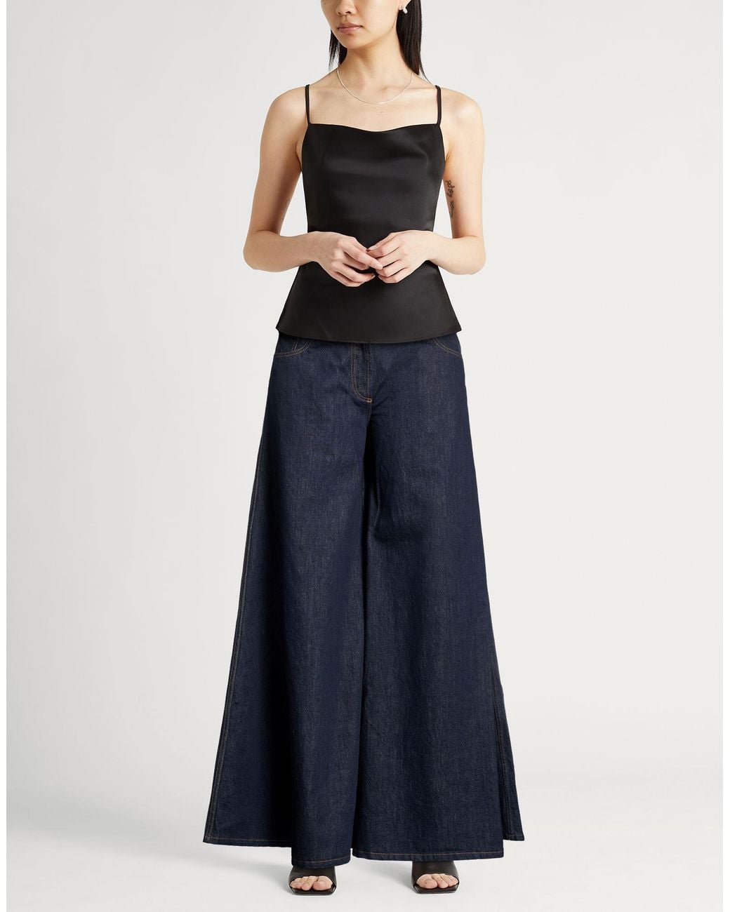 A.W.A.K.E. MODE Blue Jeans Cotton
