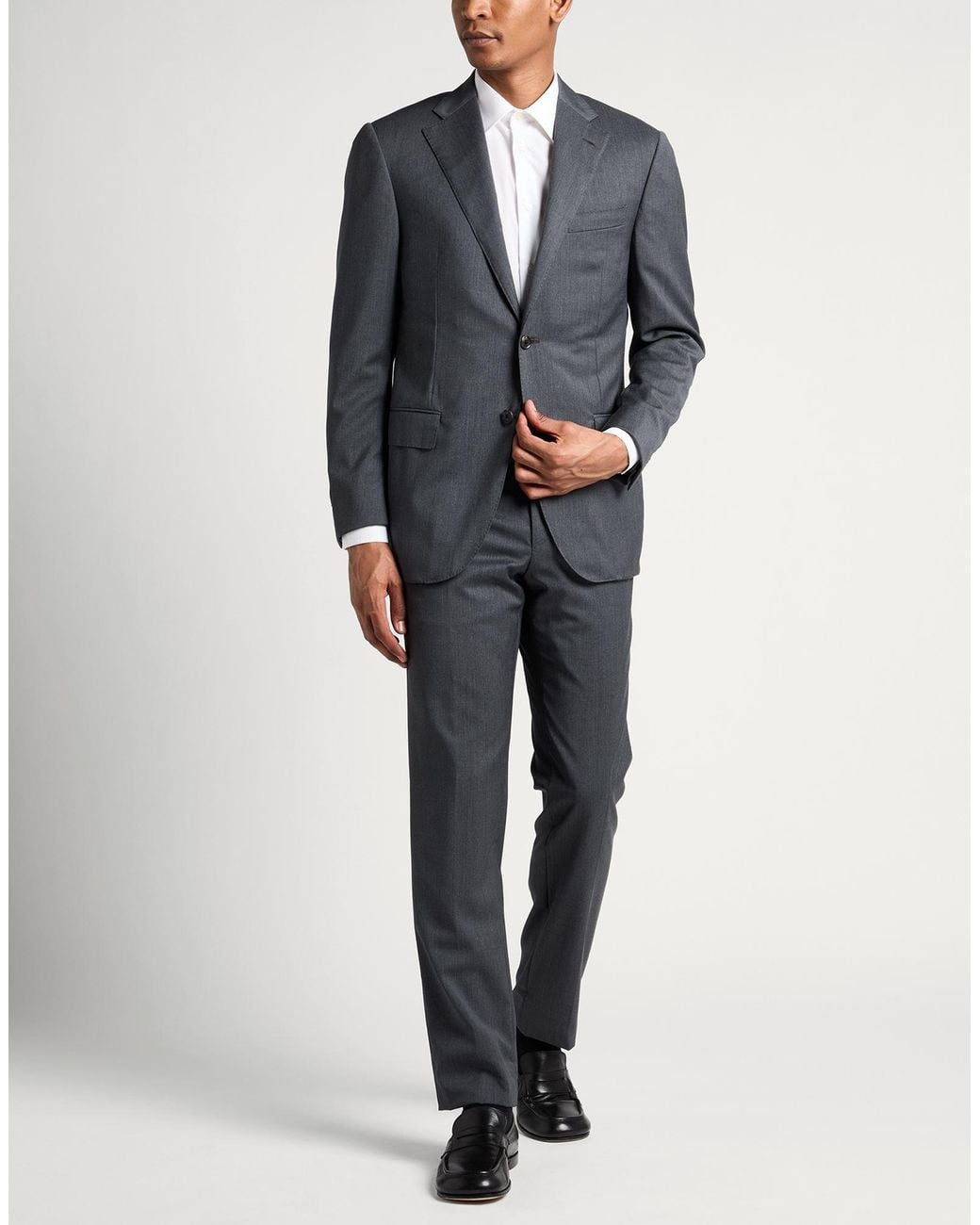 Corneliani Gray Suits for men