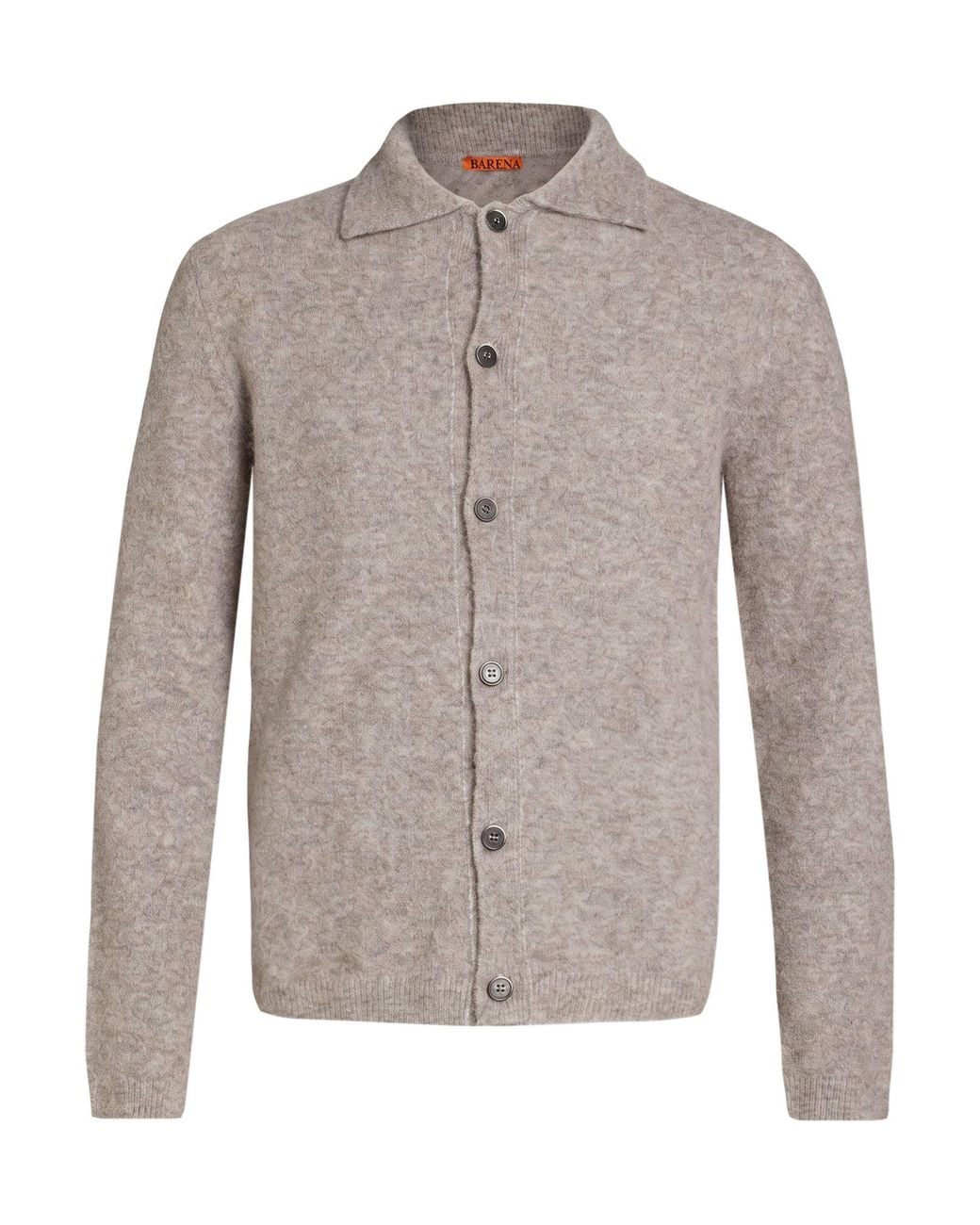 Barena Gray Cardigan Alpaca Wool, Polyamide, Wool, Elastane for men