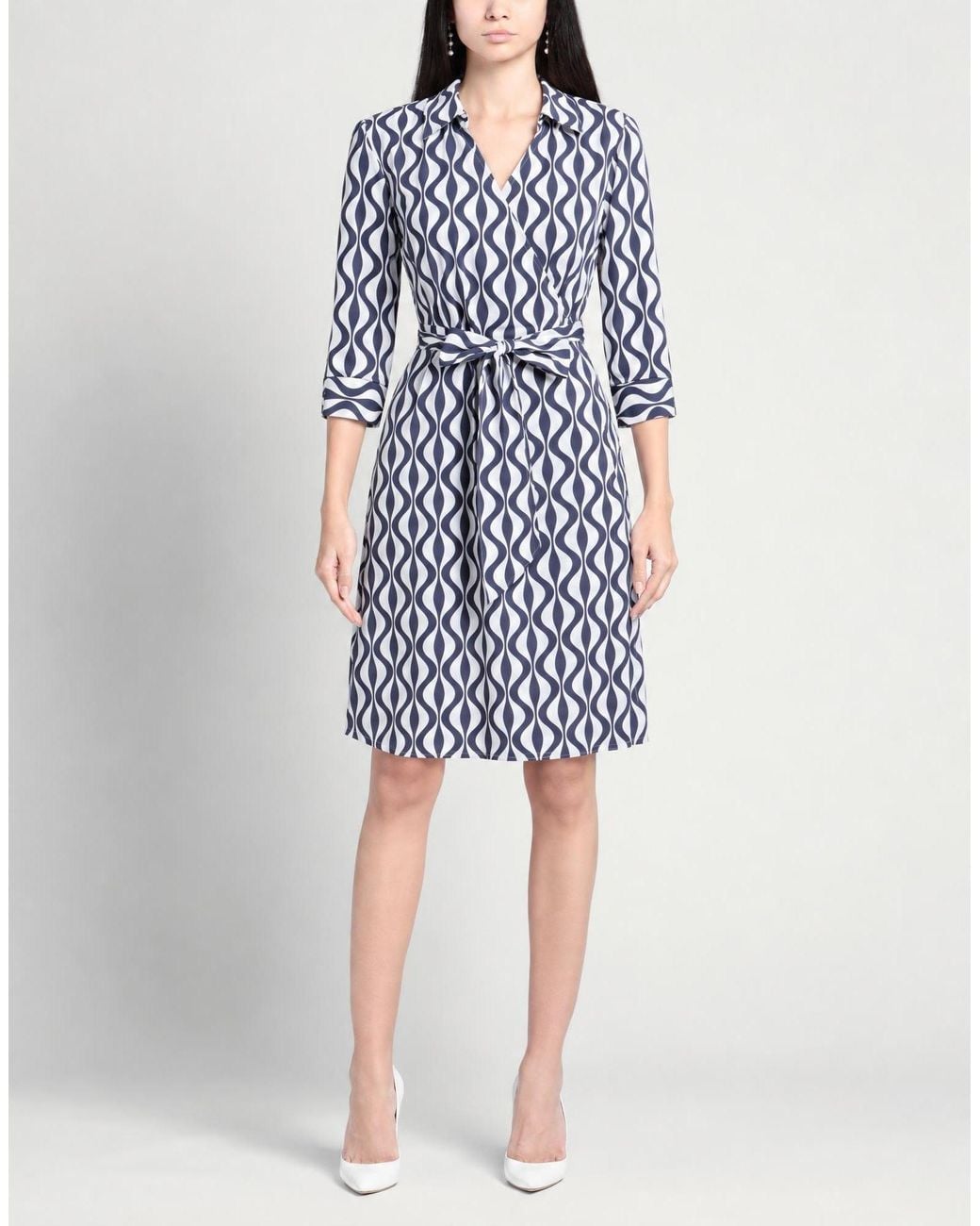 Camicettasnob Blue Midi Dress