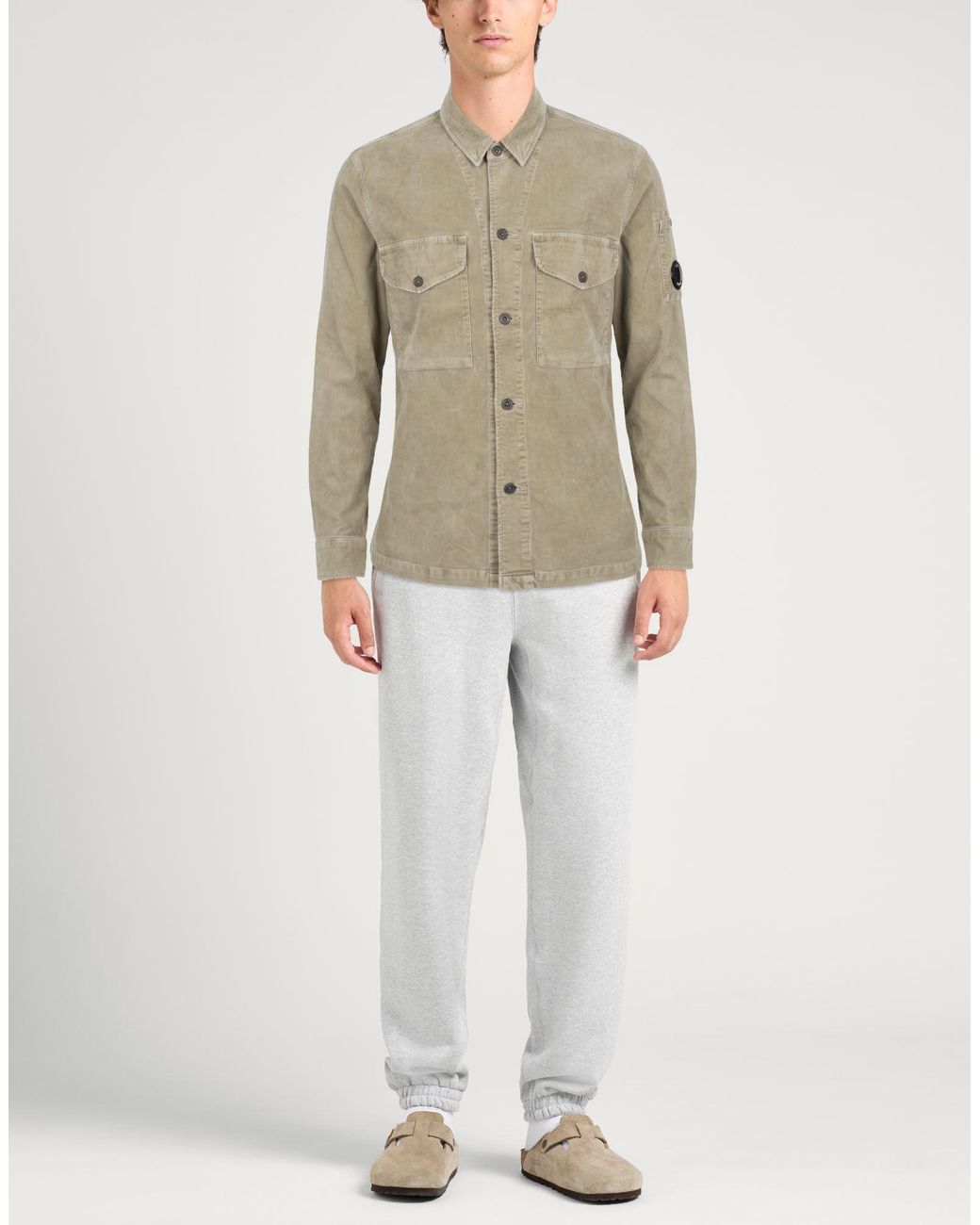 C P Company Gray Shirts for men