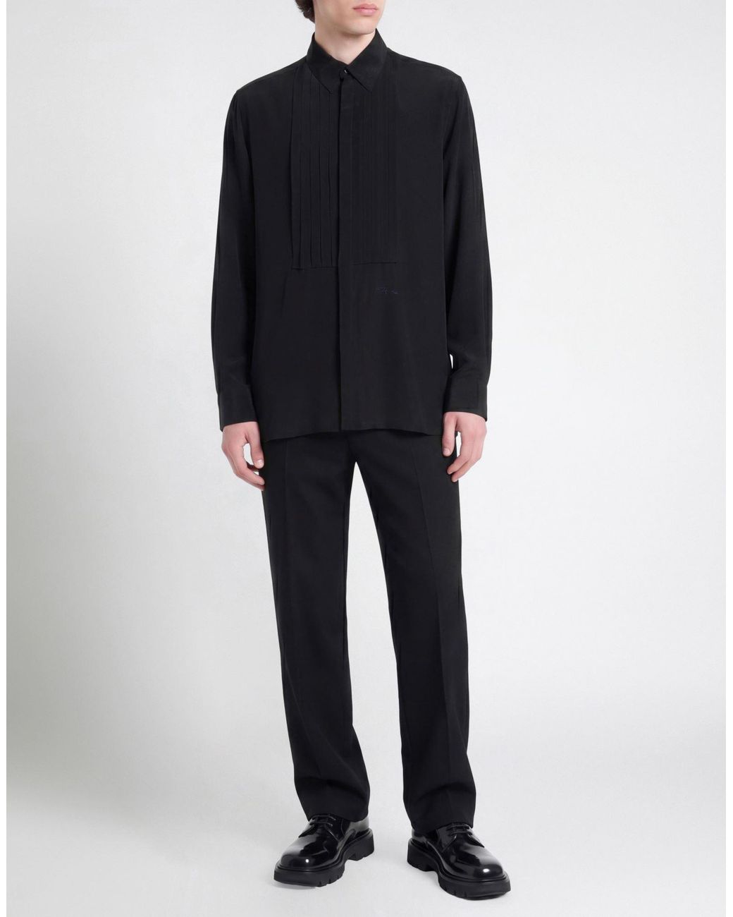 Givenchy Black Shirt Silk for men