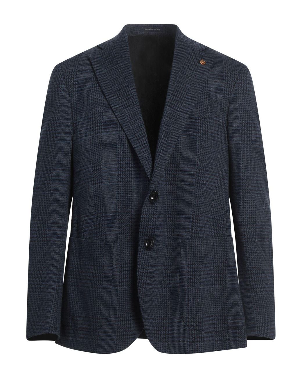 Sartoria Latorre Blue Blazer Cotton, Virgin Wool for men