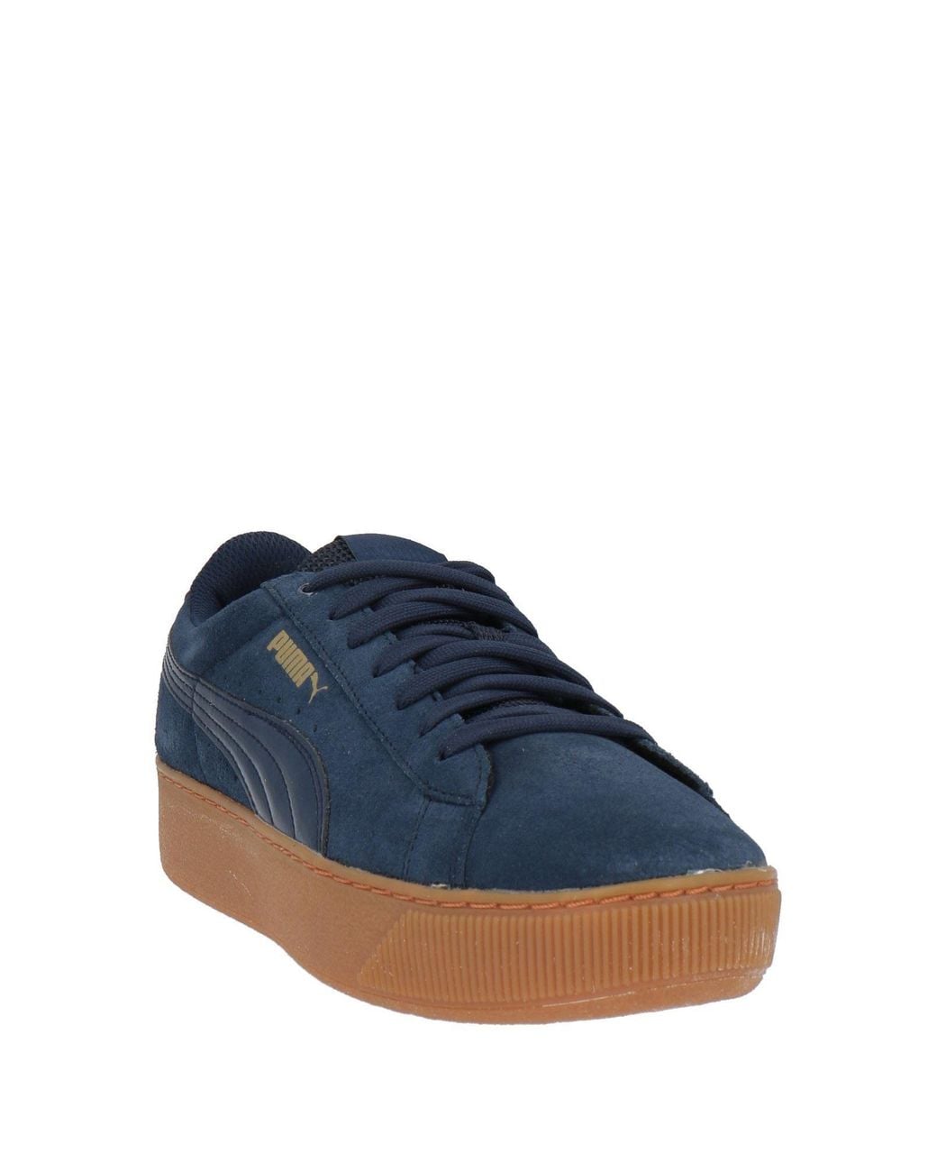 PUMA Blue Sneakers Cowhide