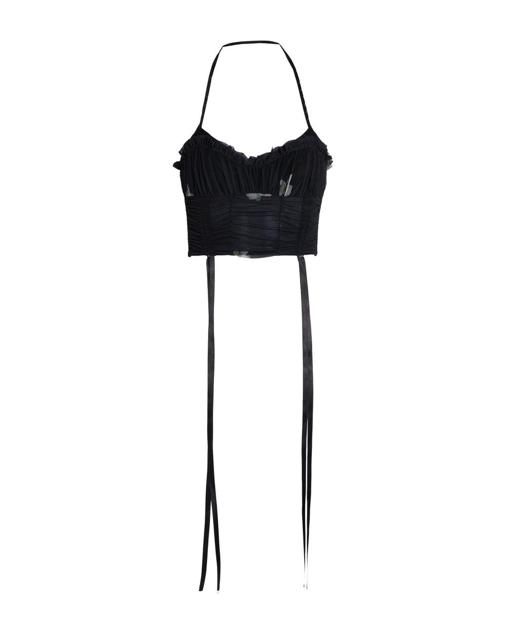 REIMAGINE PINKO x PATRICK MCDOWELL White Top Polyamide, Elastane