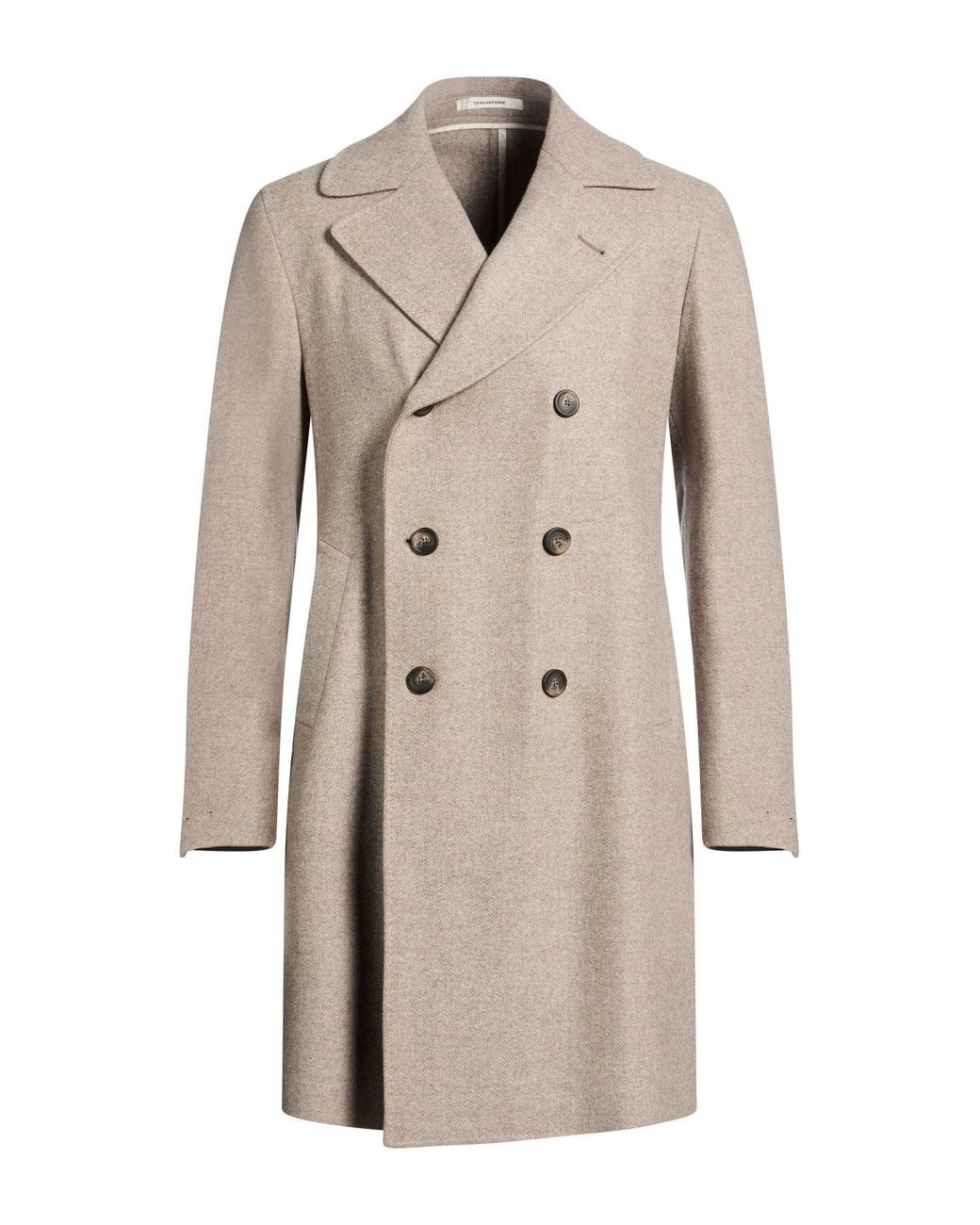 Tagliatore Natural Coat Virgin Wool for men