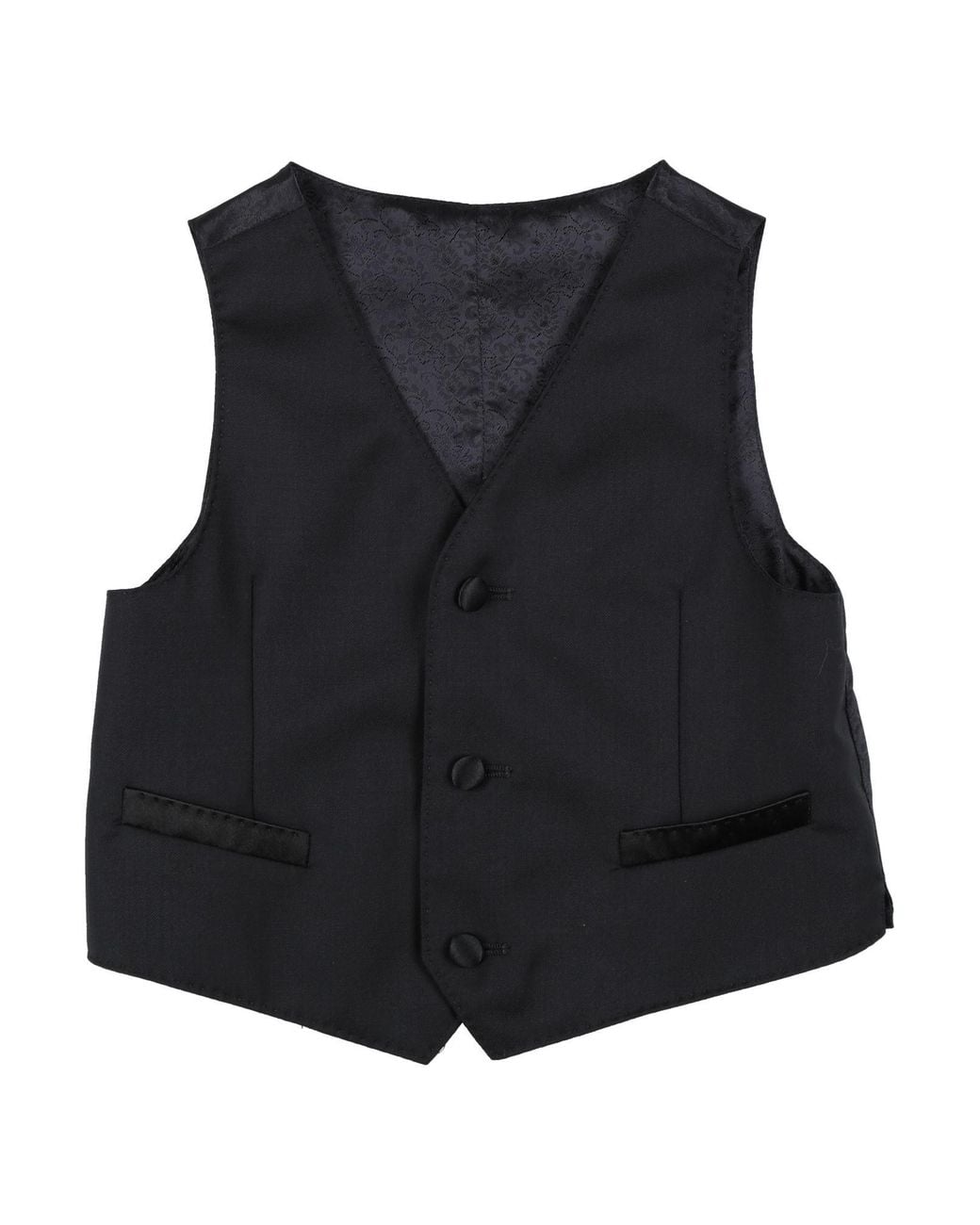 Dolce & Gabbana Black Waistcoat for men