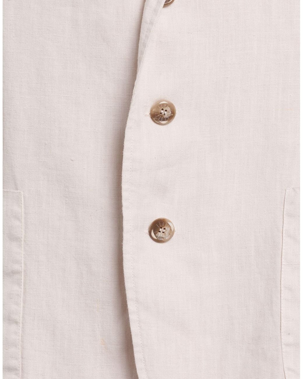 Fedeli Natural Blazer Linen for men
