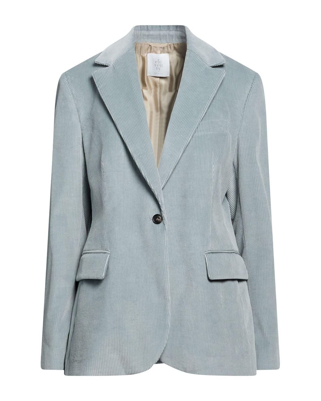 Eleventy Blue Light Blazer Cotton