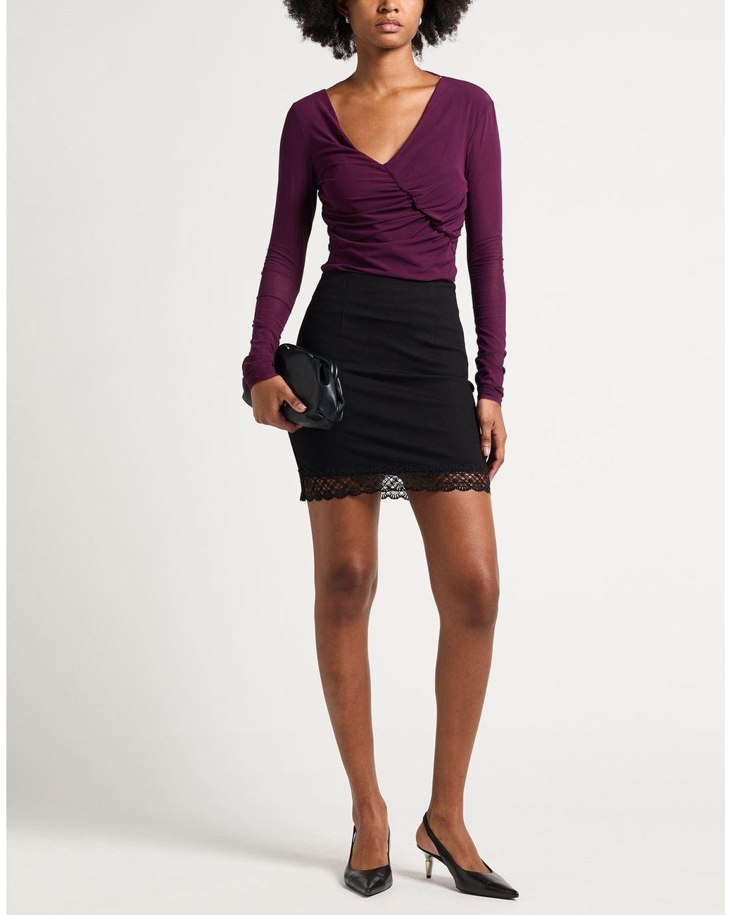 Twinset Black Mini Skirt