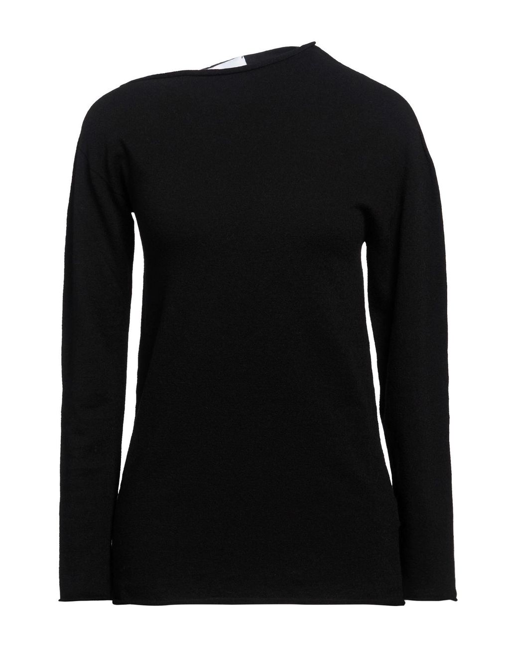Alpha Studio Black Sweater Wool, Polyester