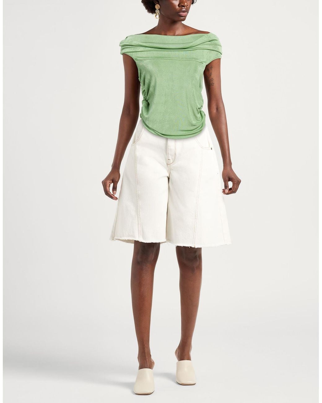 Dixie Green Top Polyester, Elastane