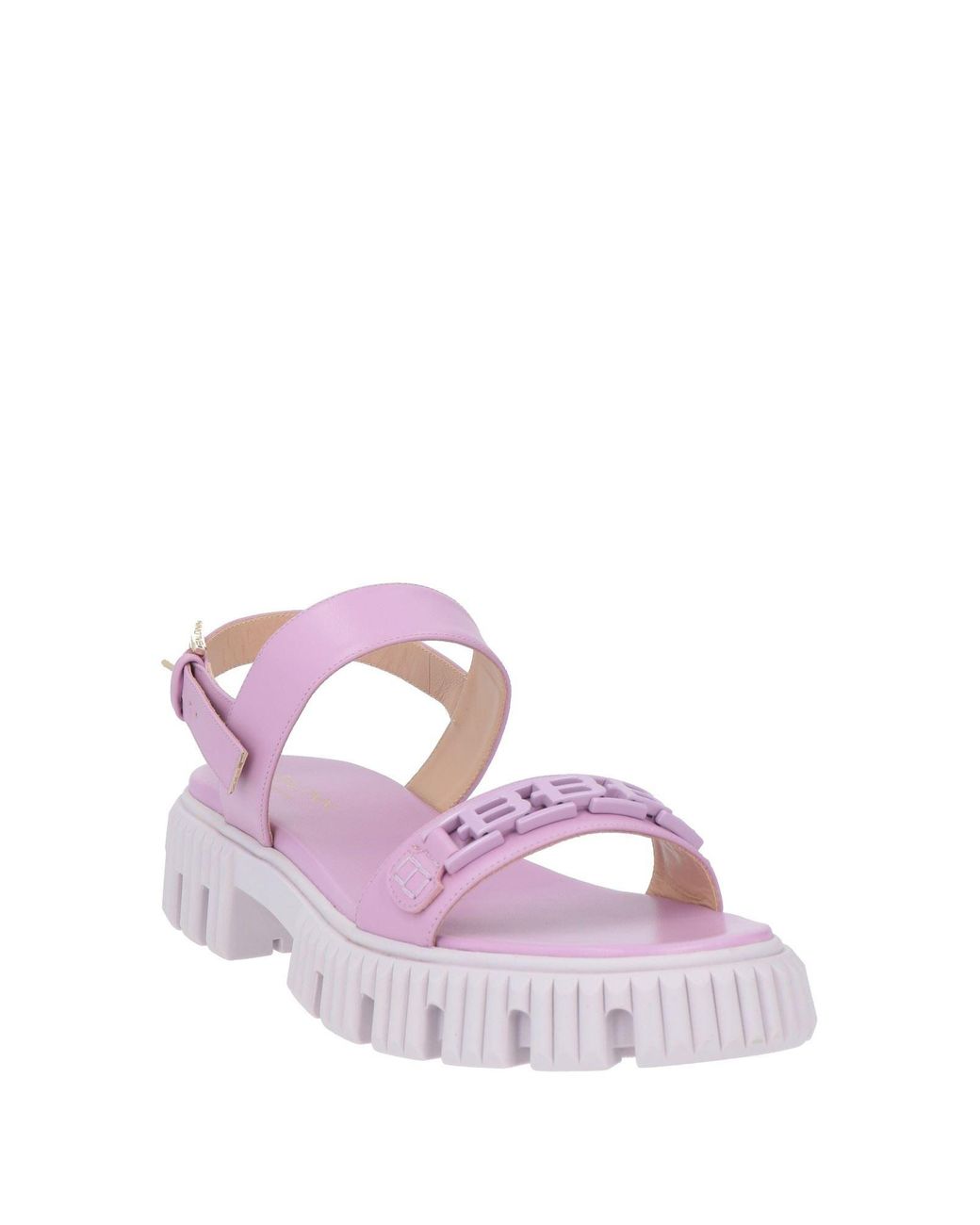 Baldinini Purple Lilac Sandals Leather