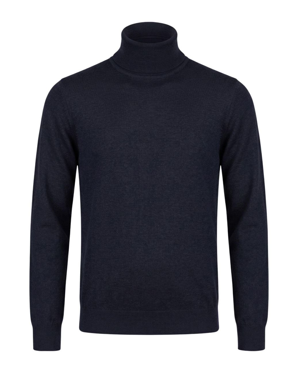 Havana & Co. Blue Midnight Turtleneck Polyester, Nylon, Viscose, Wool for men
