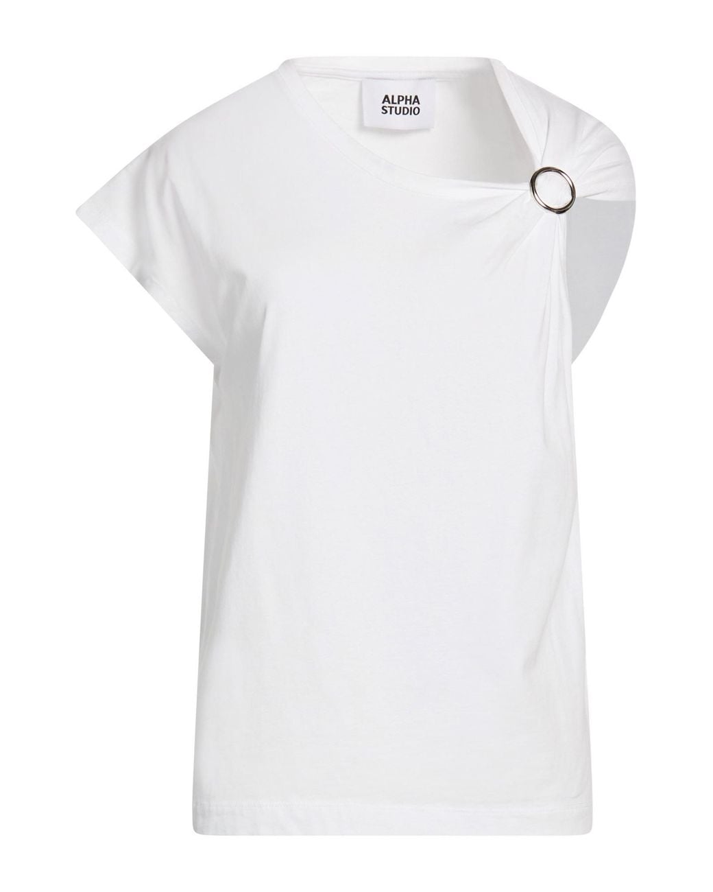Alpha Studio White T-Shirts
