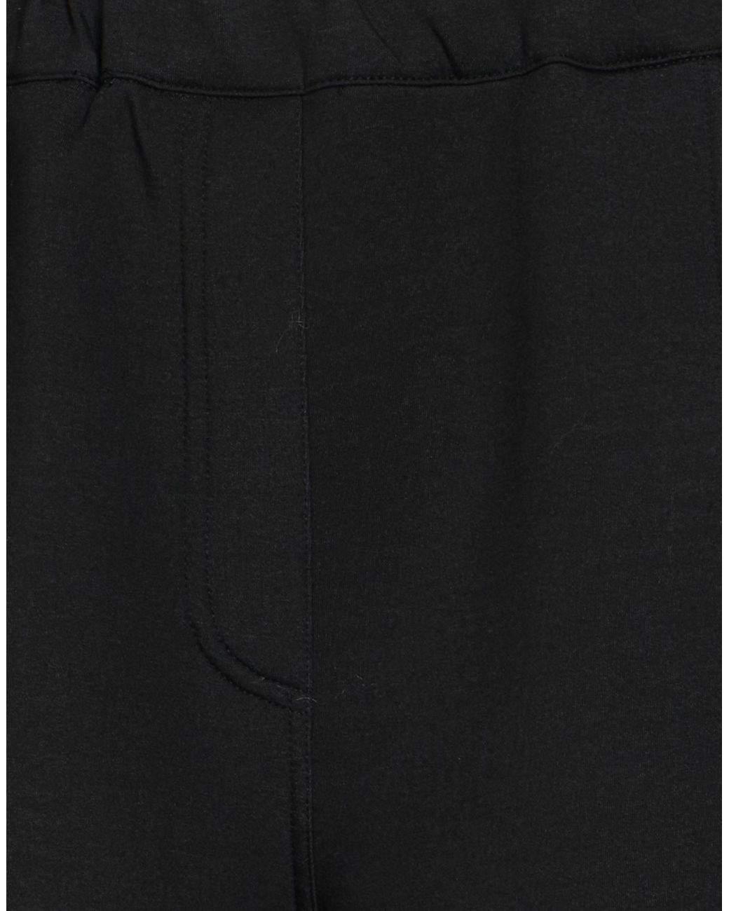Tela Black Shorts & Bermuda Shorts Polyester, Viscose, Elastane
