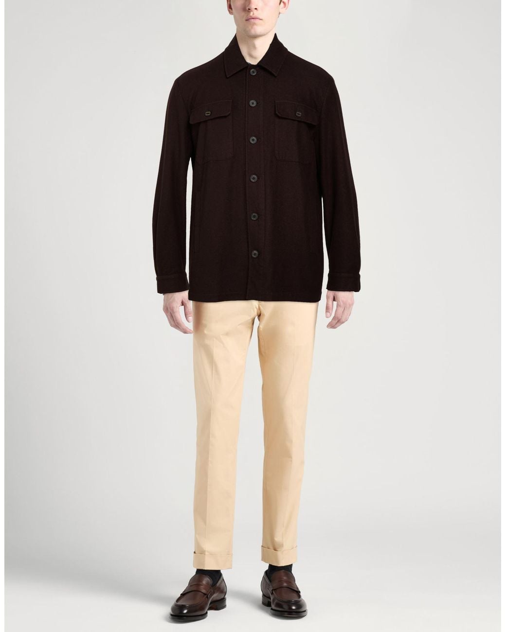 Drumohr Black Dark Jacket Cashmere for men