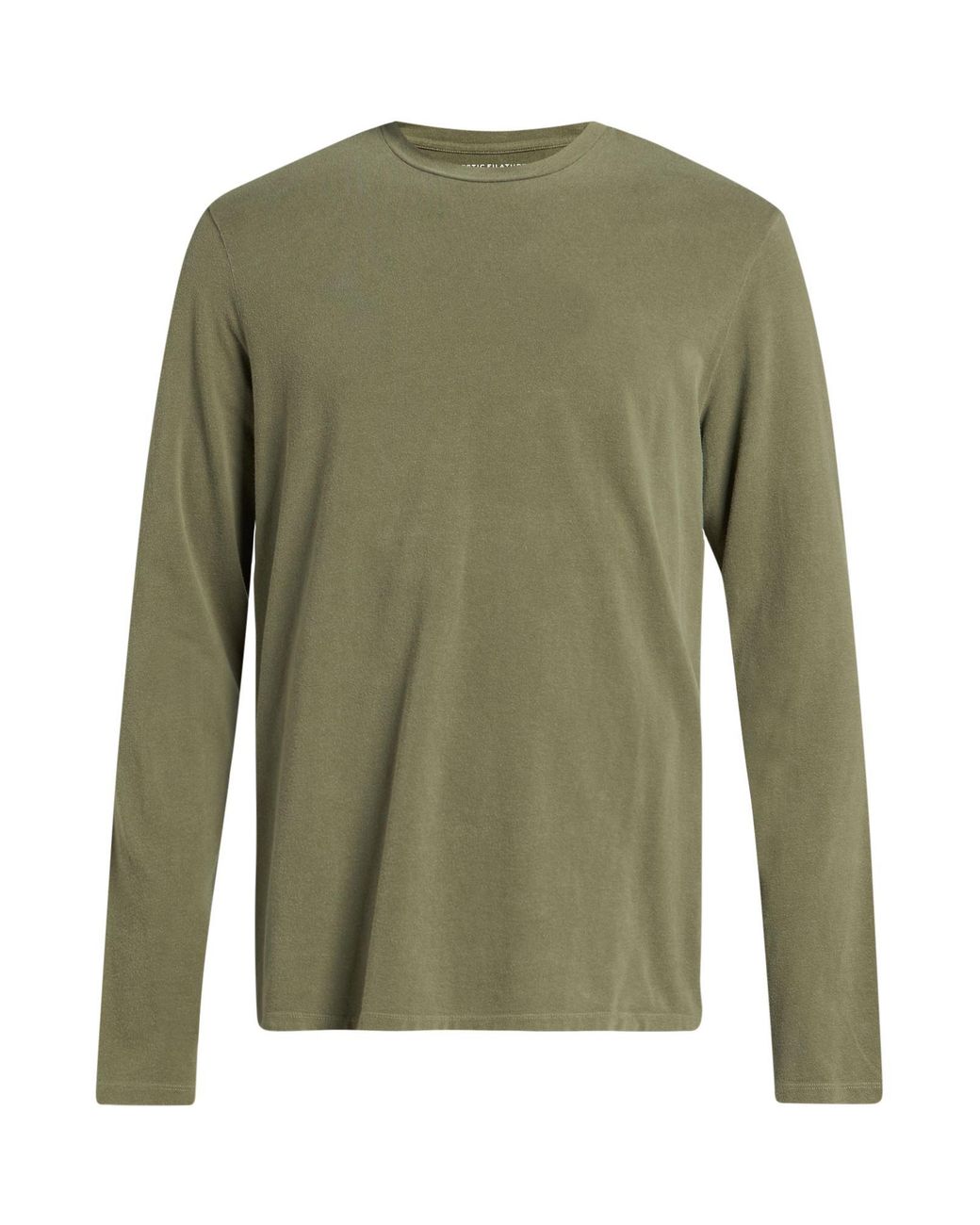 Majestic Filatures Green Military T-Shirt Cotton, Elastane for men