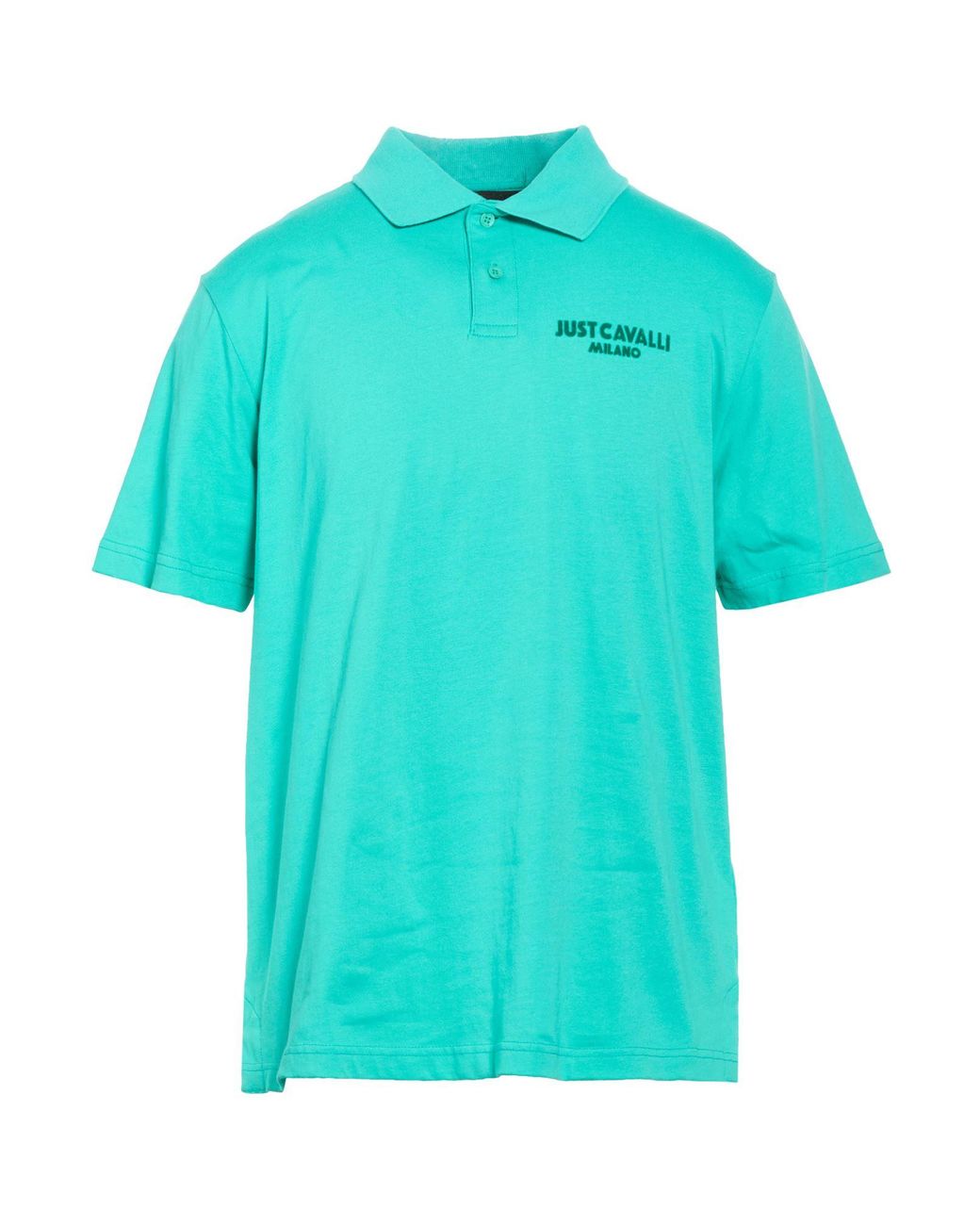 Just Cavalli Blue Polo Shirt for men