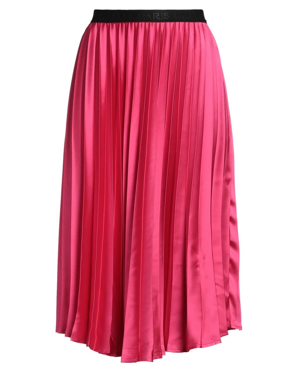 Gaelle Paris Pink Midi Skirt Polyester