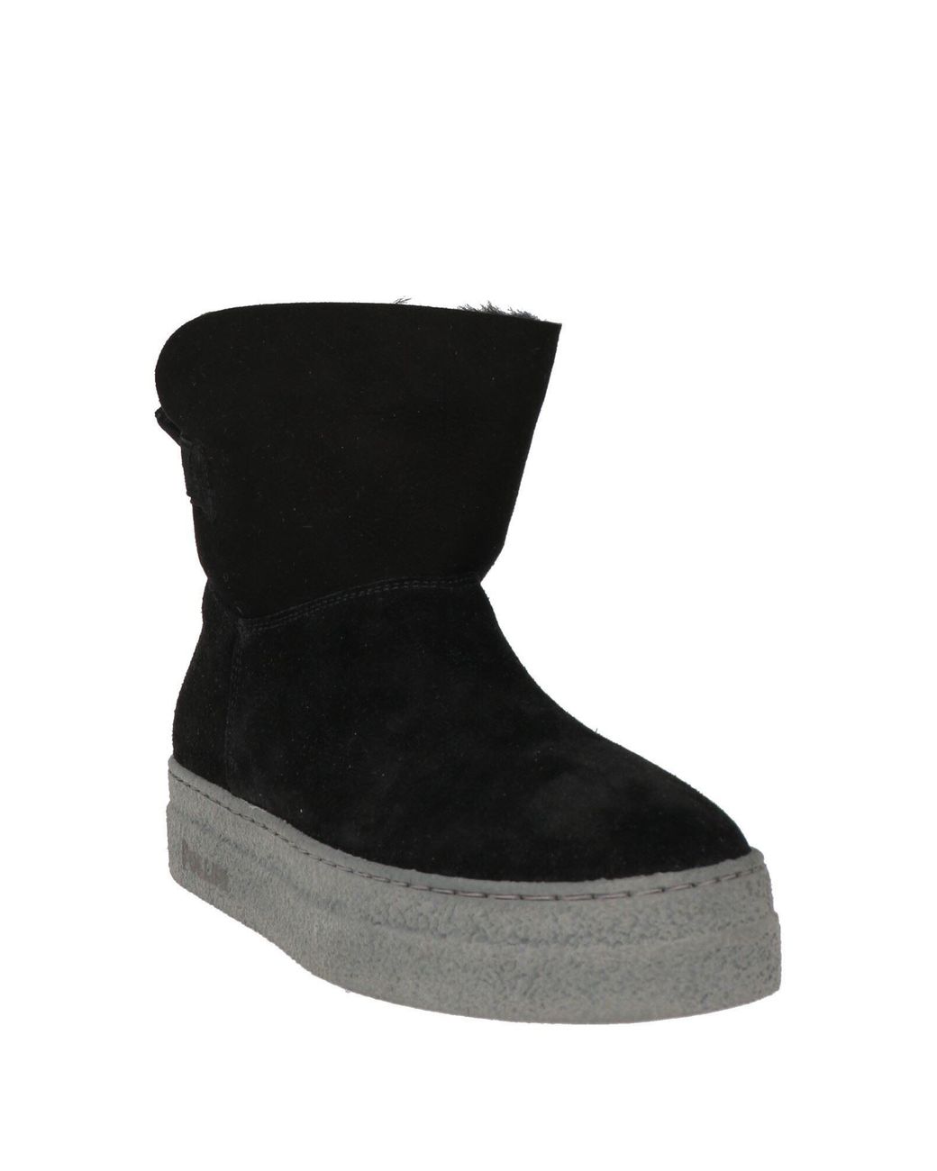 Pollini Black Ankle Boots Leather