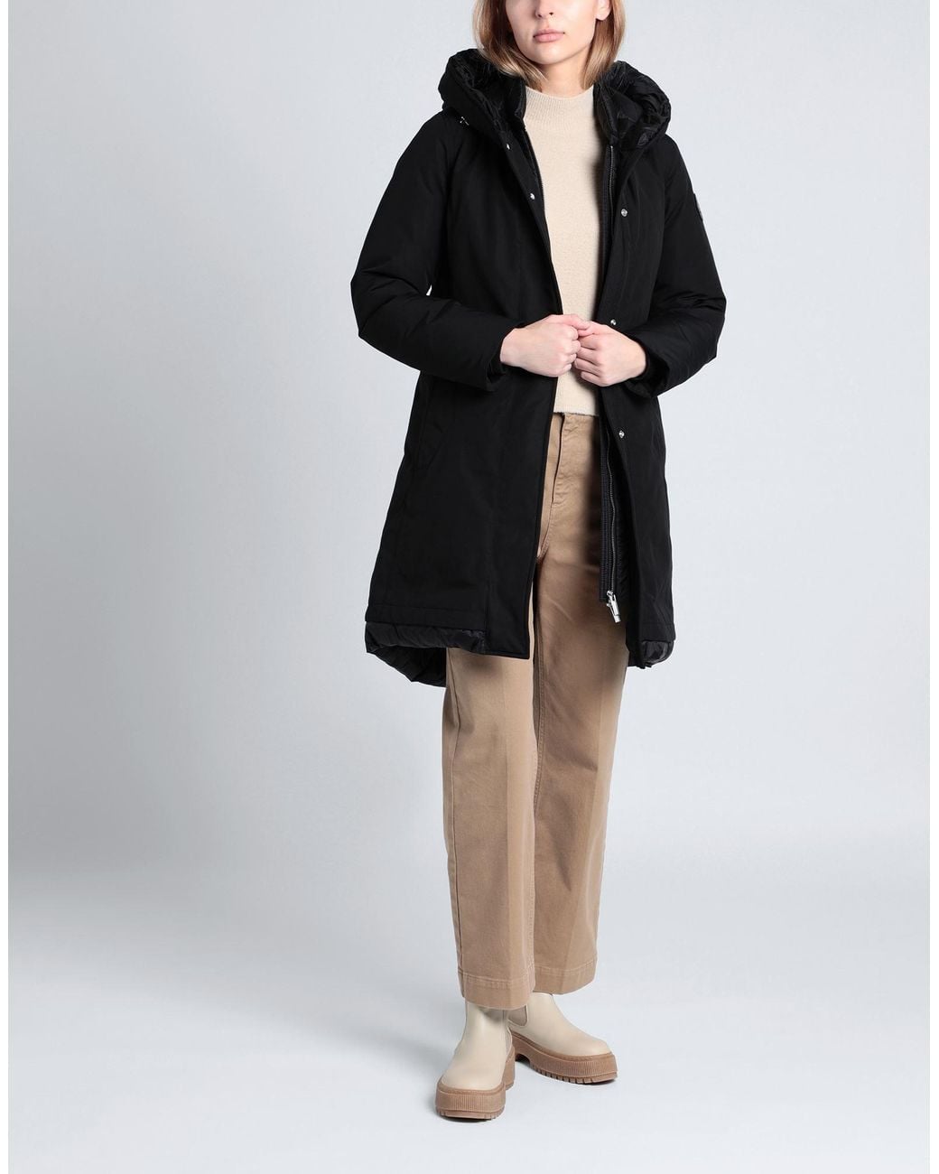 Woolrich Black Down Jacket