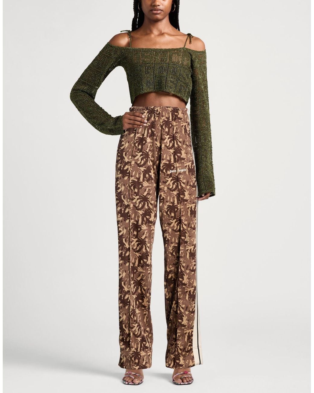 Palm Angels Brown Trouser