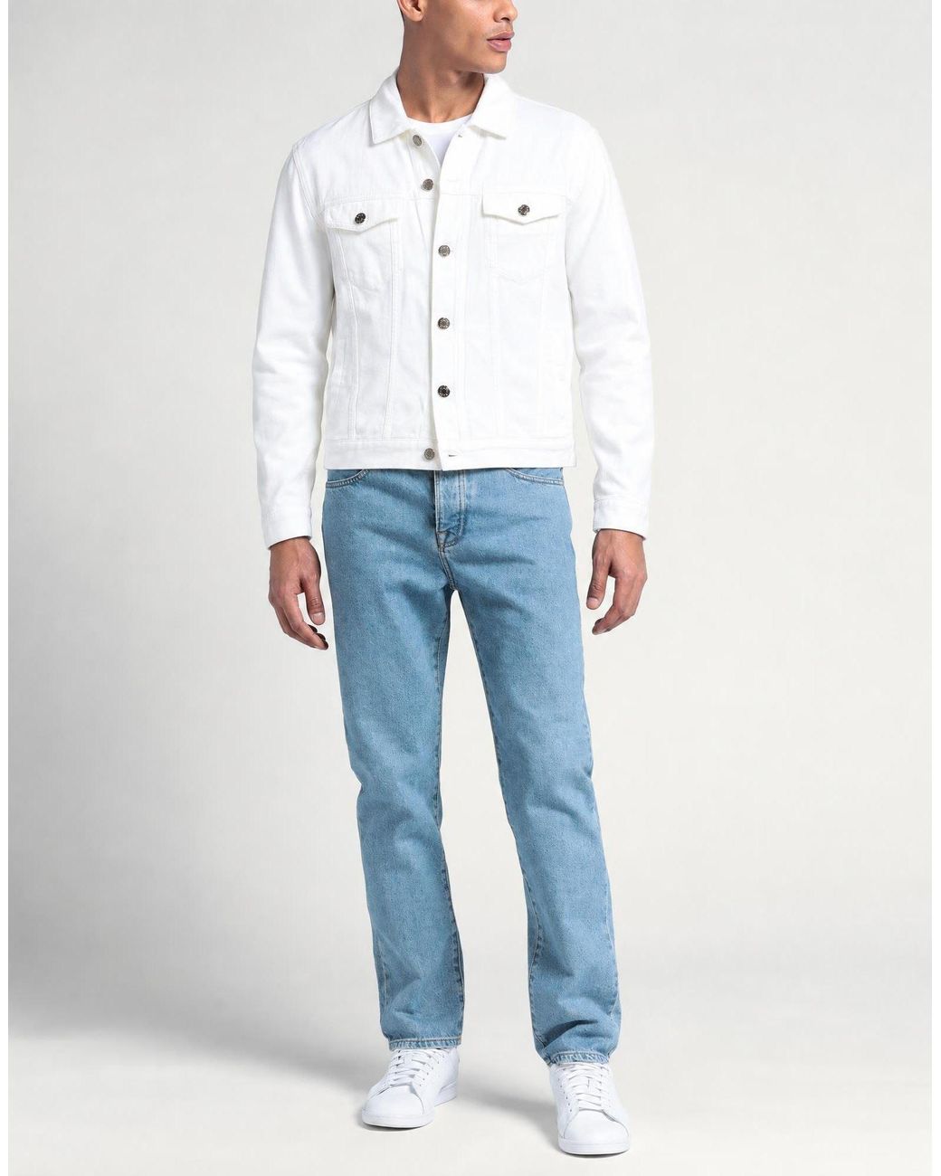 Jacob Cohen White Denim Outerwear for men