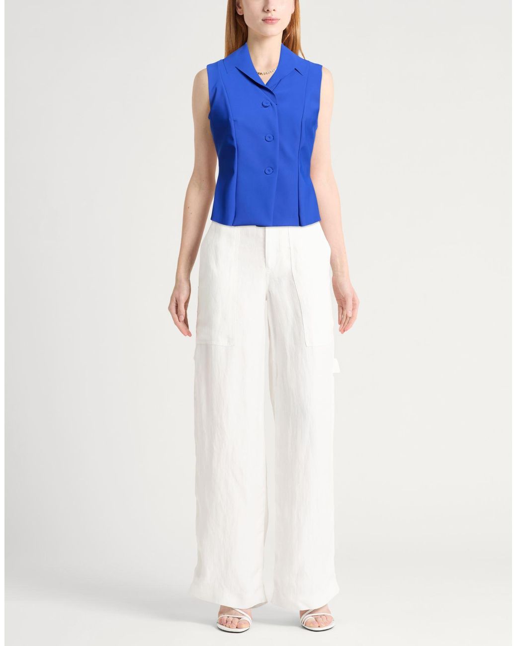 La Petite Robe Di Chiara Boni Blue Blazer