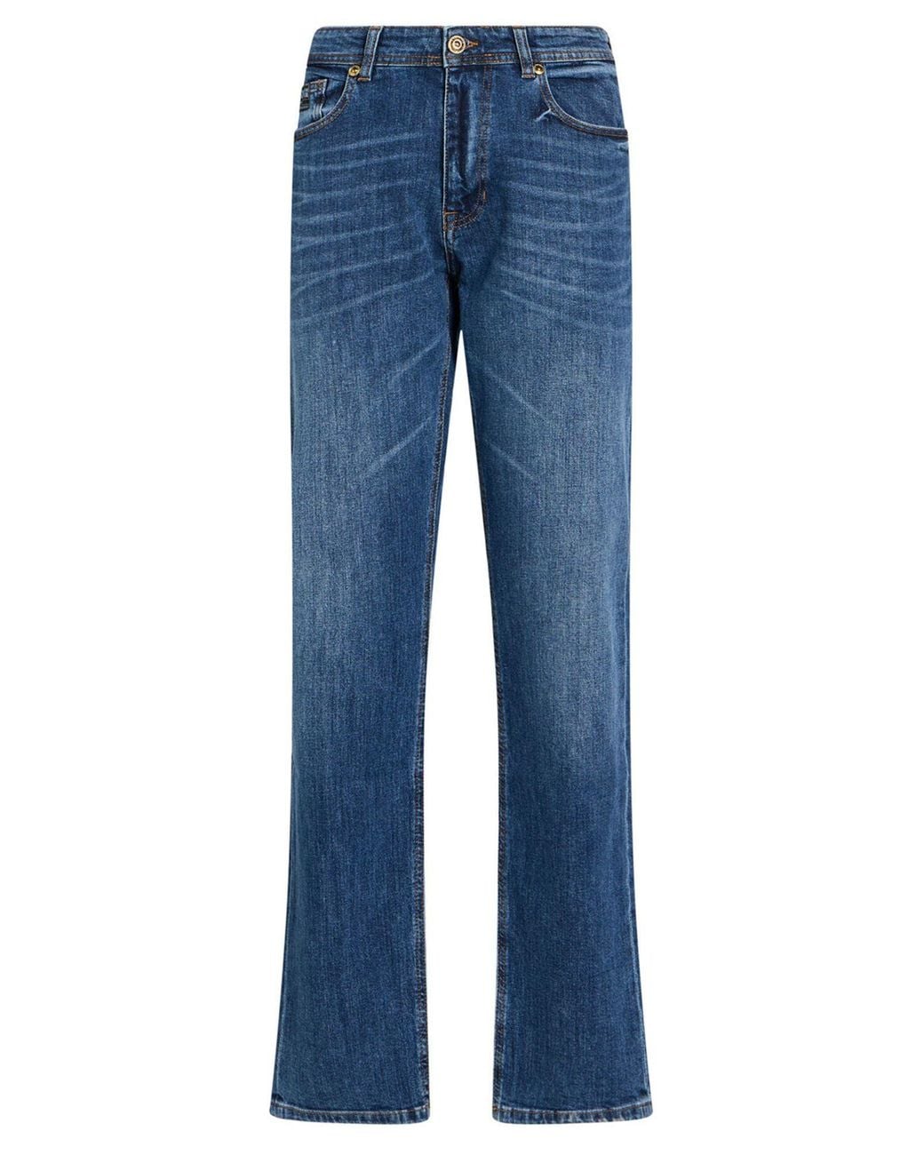 Versace Jeans Couture Blue Jeans Cotton, Elastane