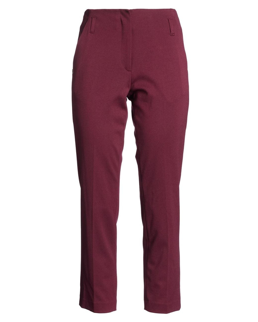 Manila Grace Red Plum Pants Viscose, Polyamide, Elastane