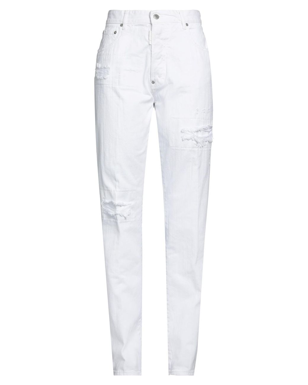 DSquared² White Jeans Cotton