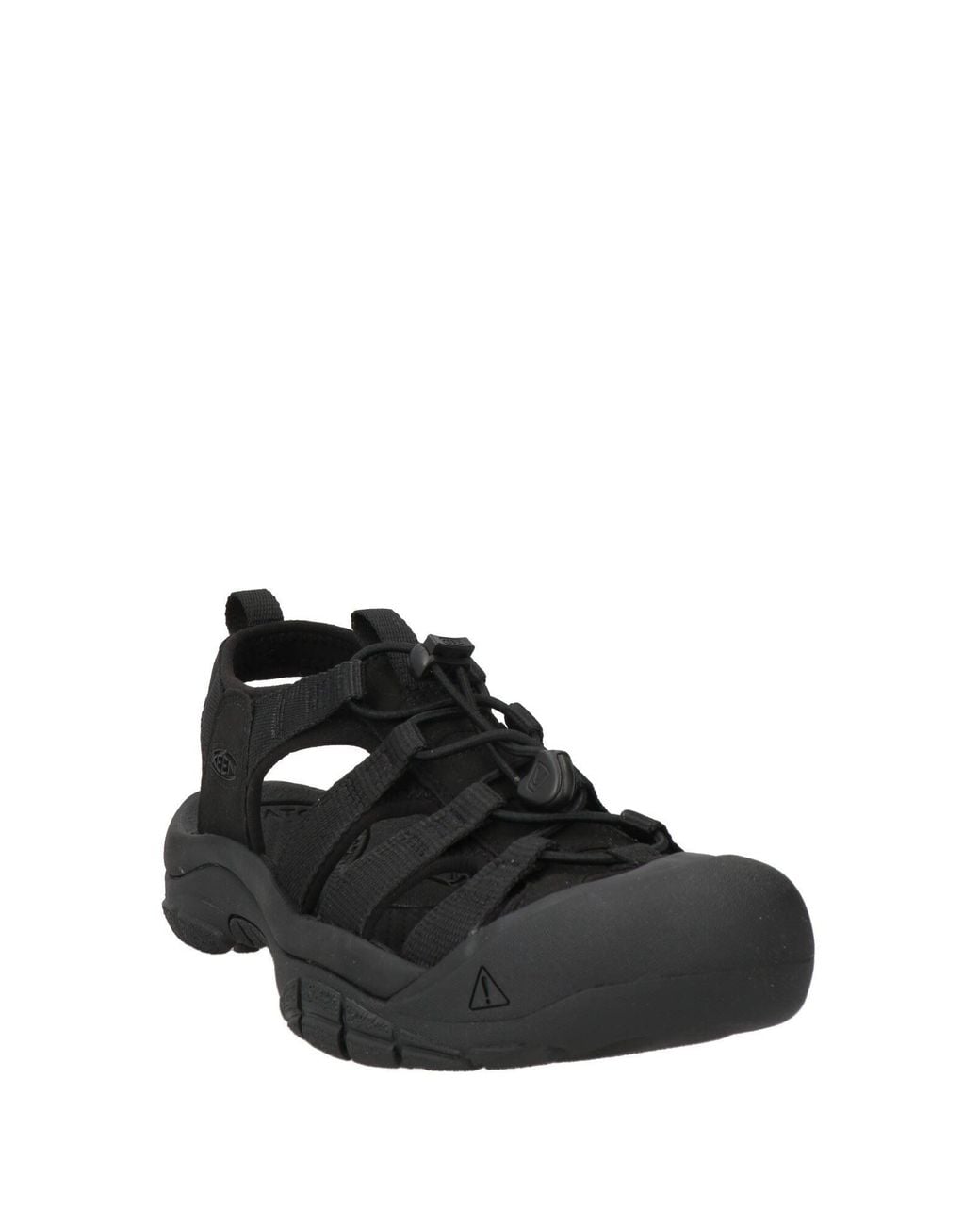 Keen Black Sandals Textile Fibers, Synthetic Material