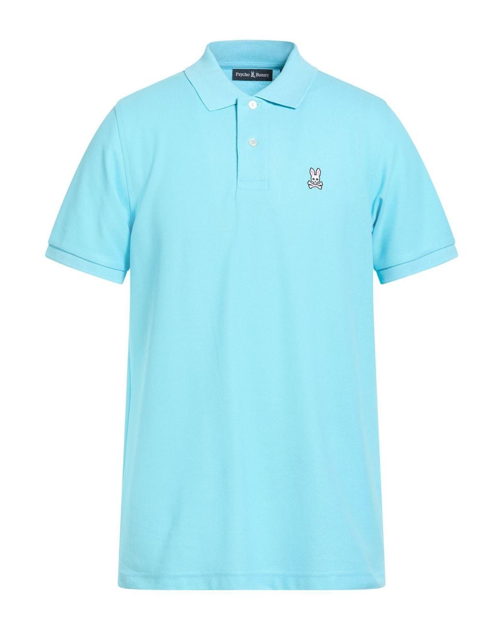 Psycho Bunny Blue Polo Shirt Pima Cotton for men