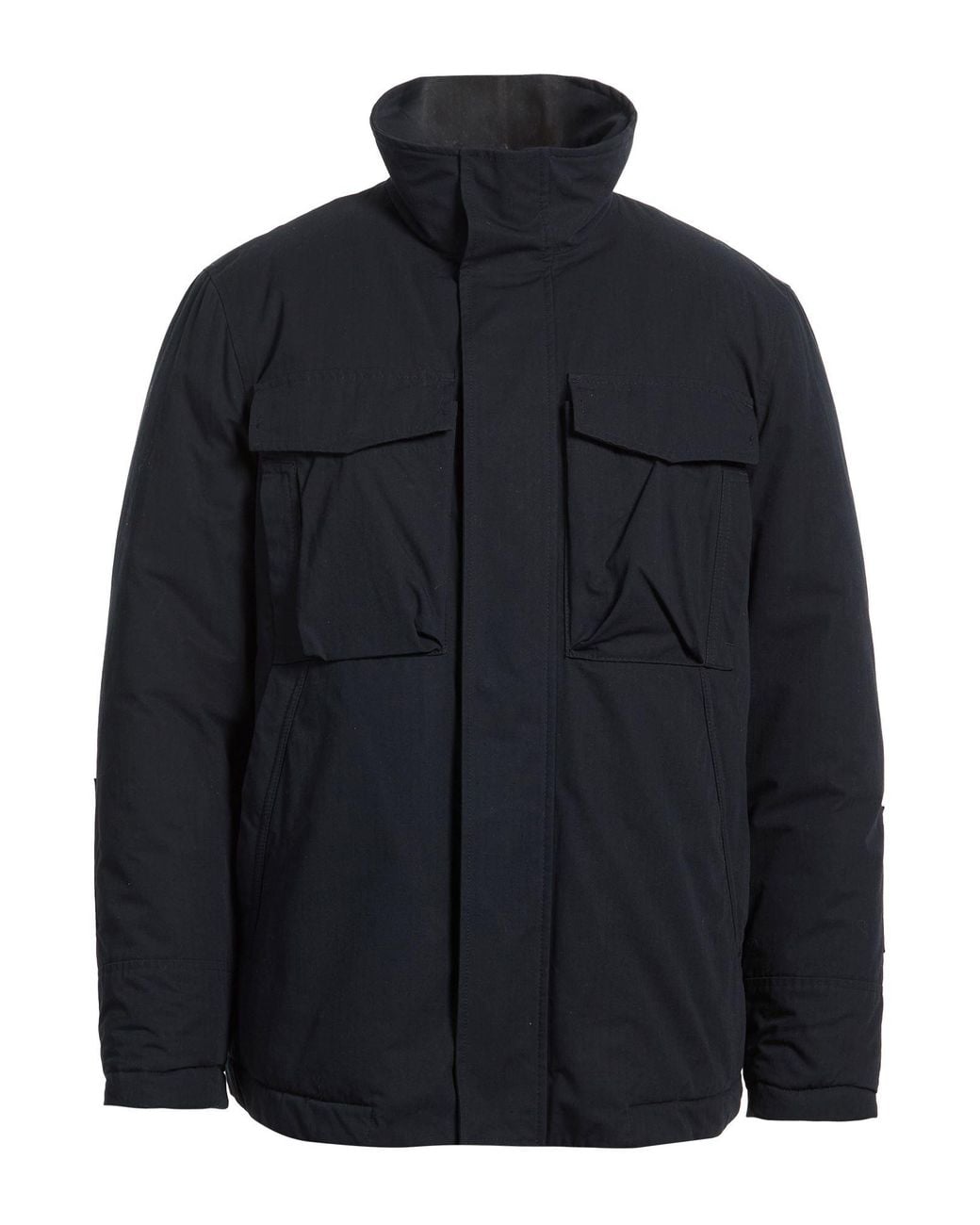 Dondup Blue Jacket Cotton, Nylon for men