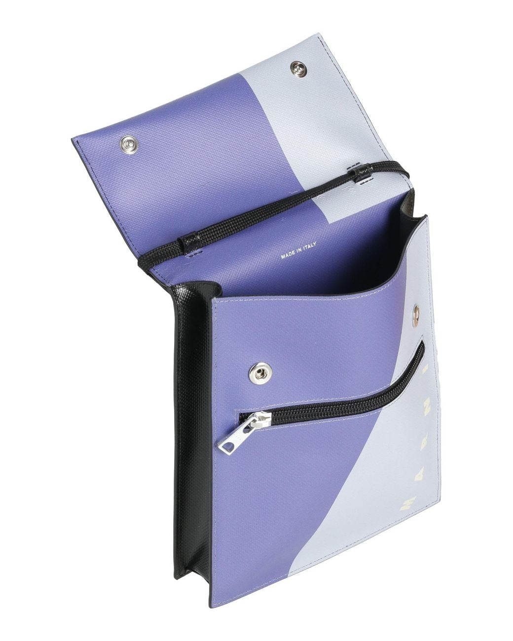 Marni Blue Cross-Body Bag Textile Fibers