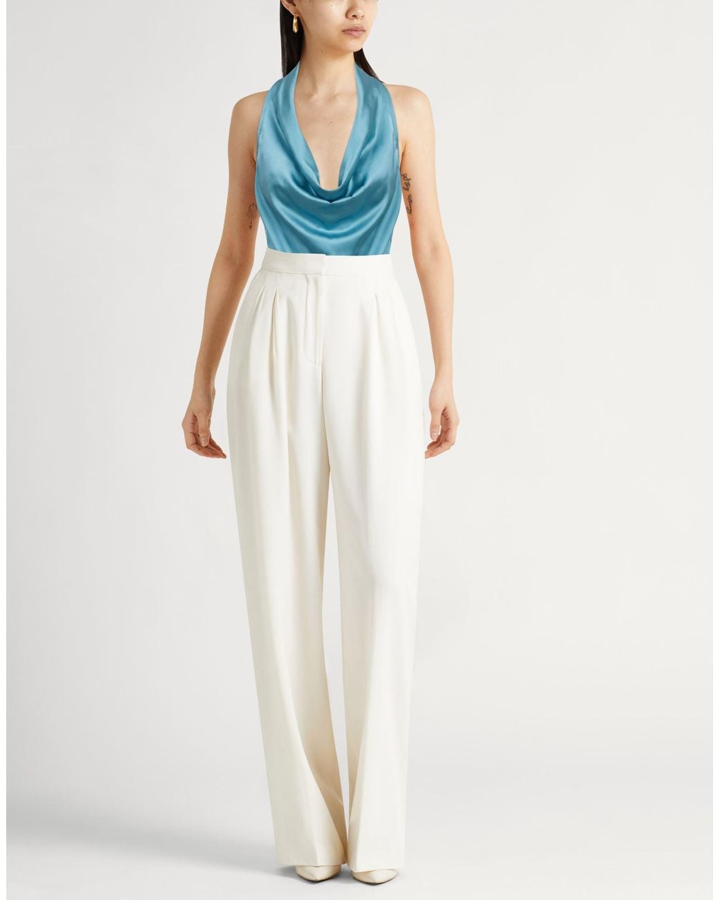Jucca Blue Top Silk, Elastane