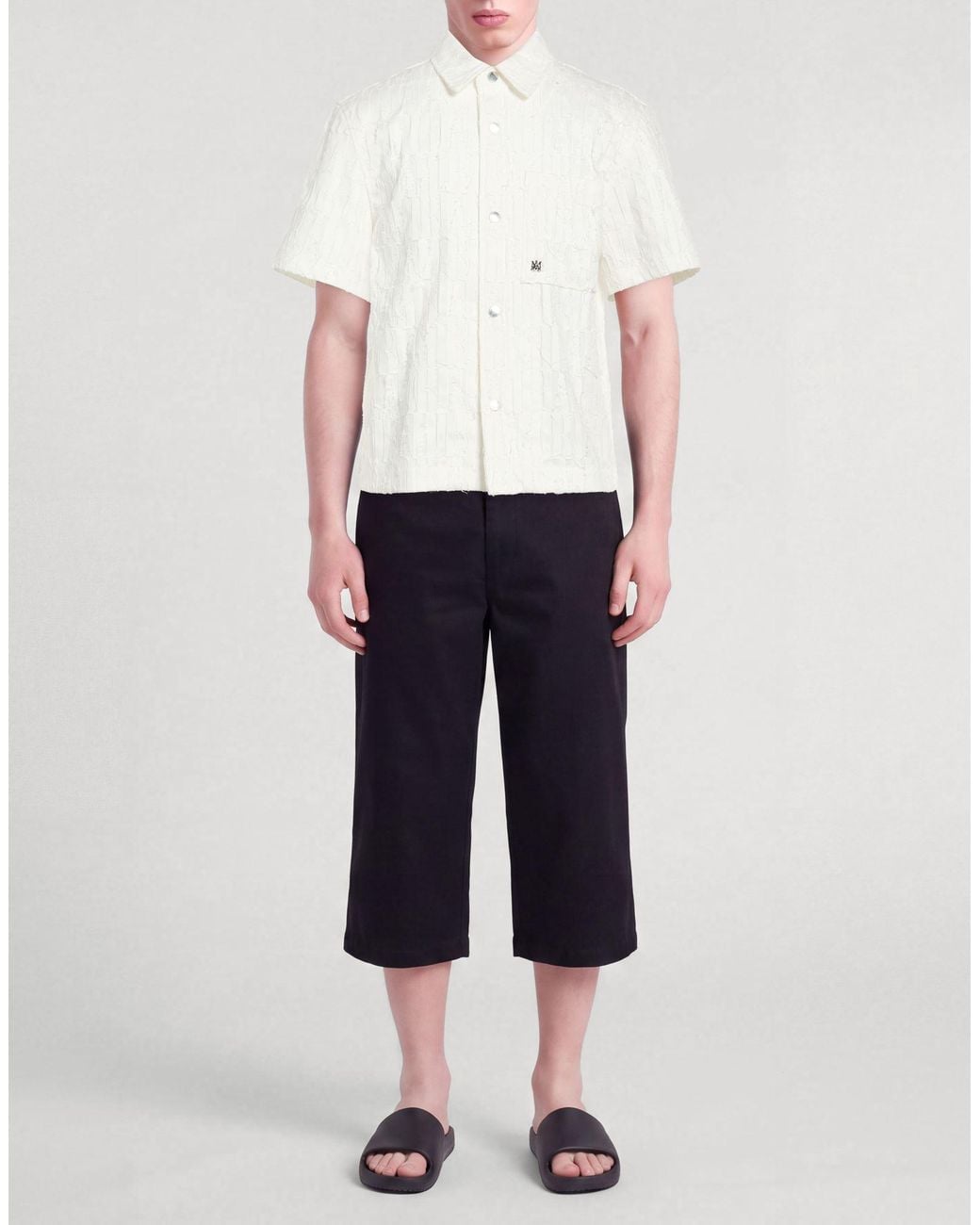 Amiri White Denim Shirt for men