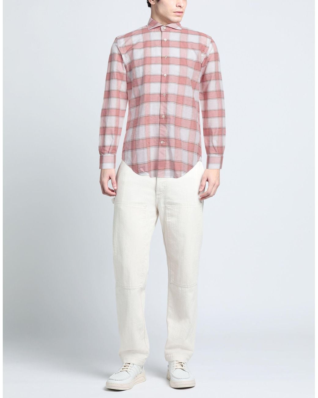 Eleventy Pink Shirt for men