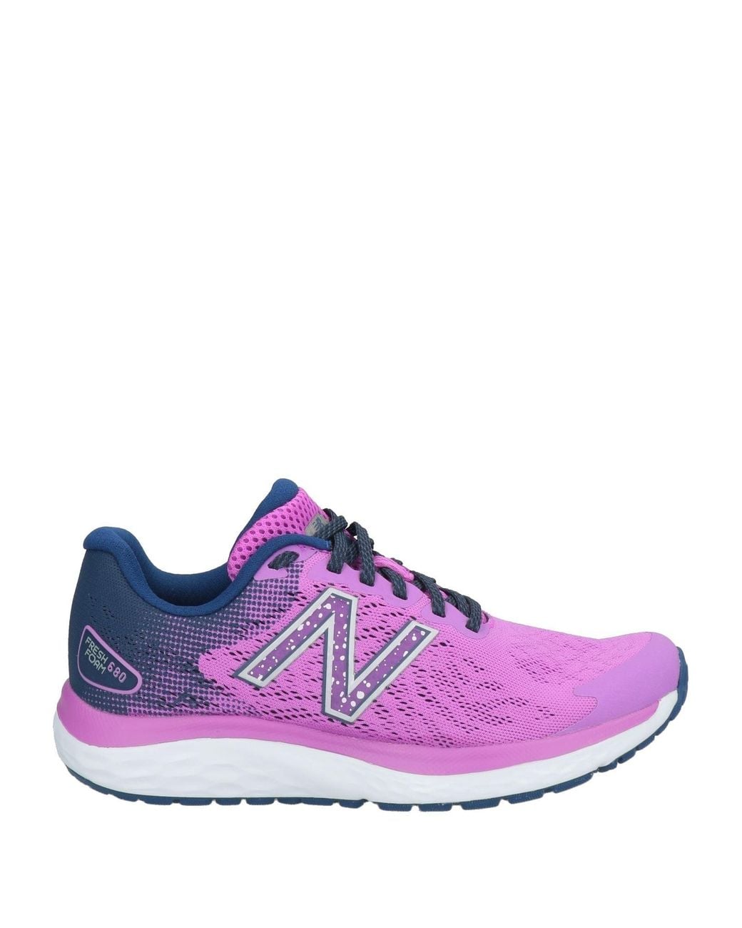 New Balance Purple Sneakers Textile Fibers
