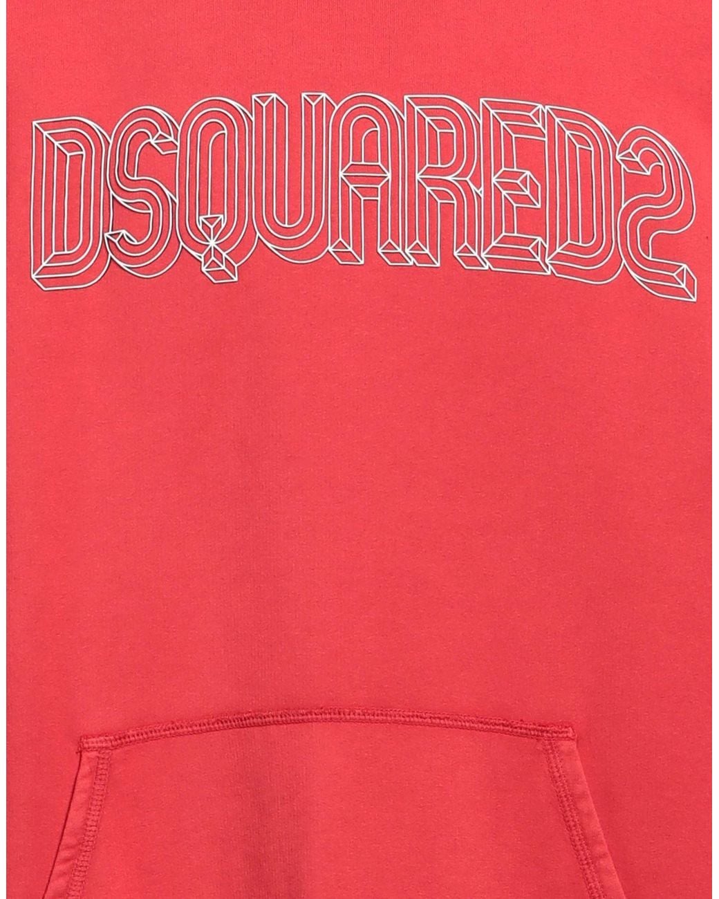 DSquared² Red Sweatshirt for men