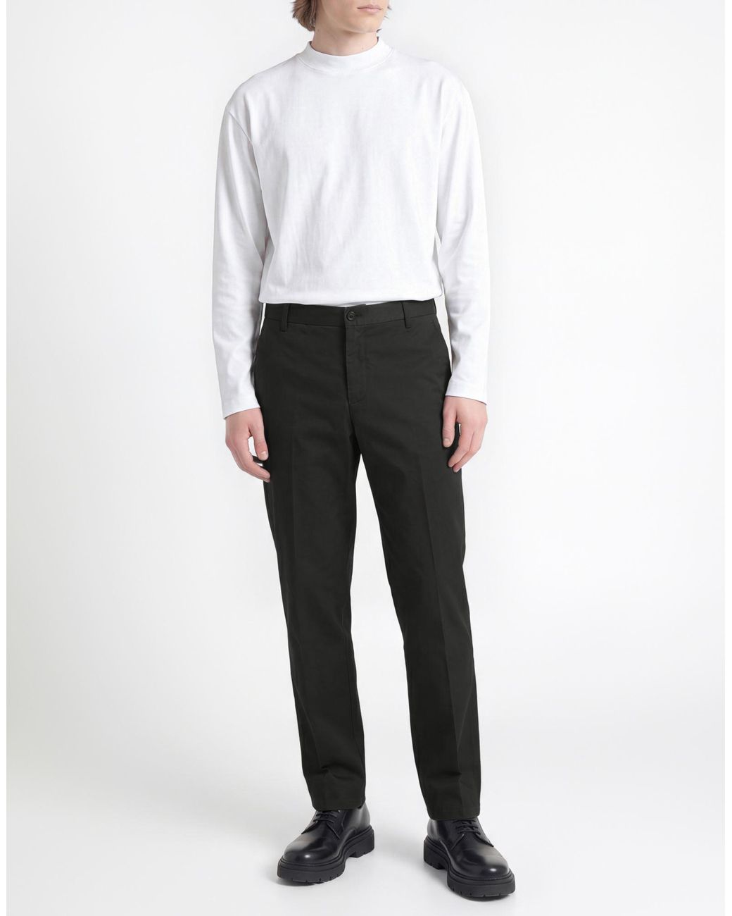 Dondup Black Pants for men