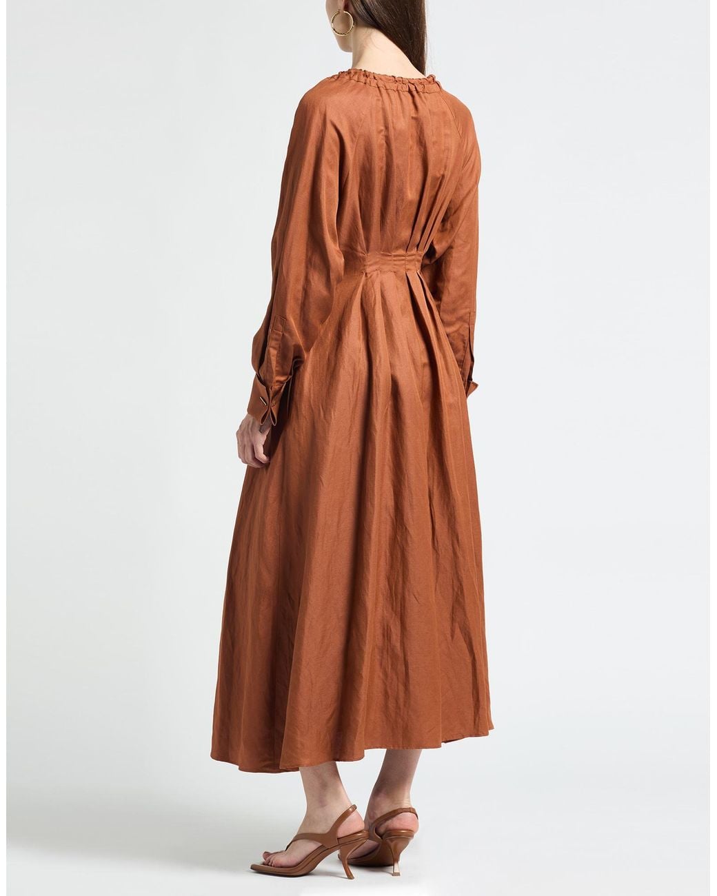 Max Mara Brown Maxi Dresses