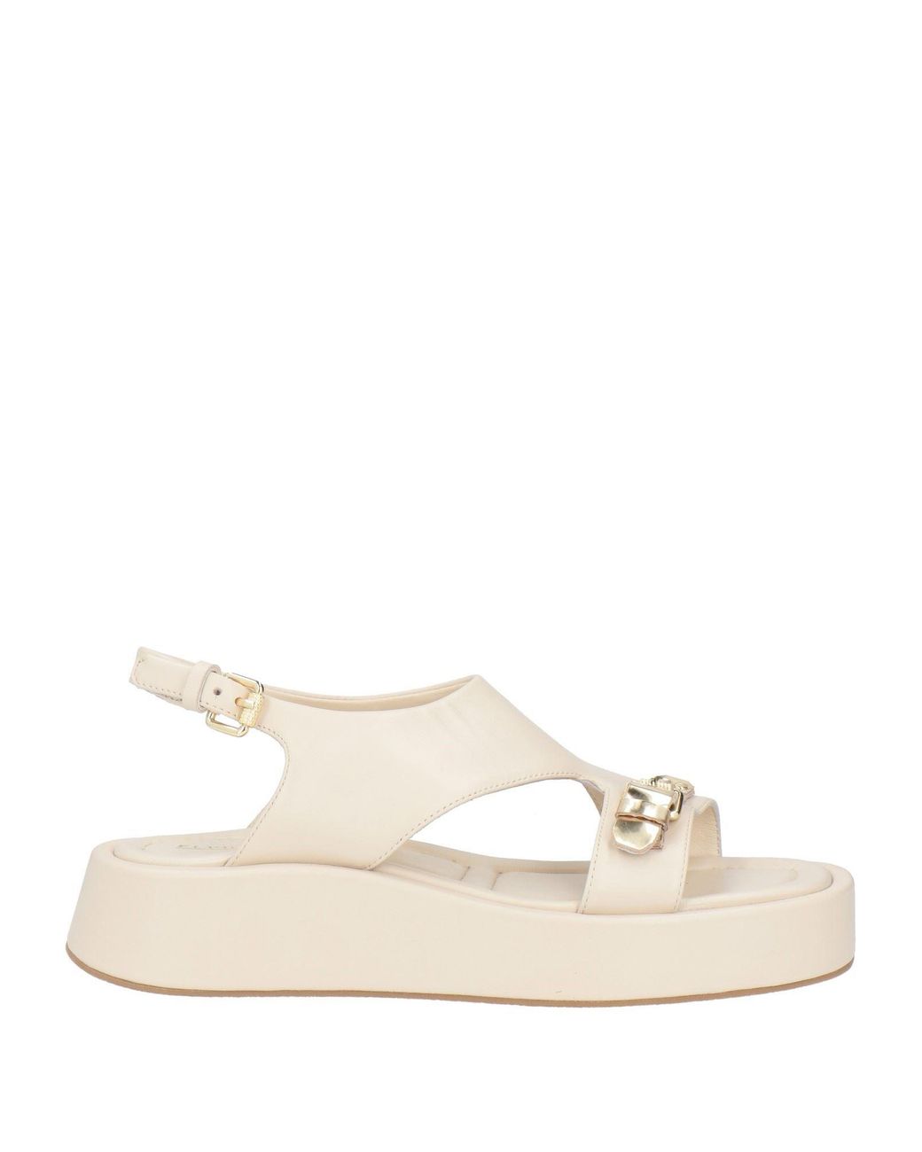 Elvio Zanon Natural Sandals Leather